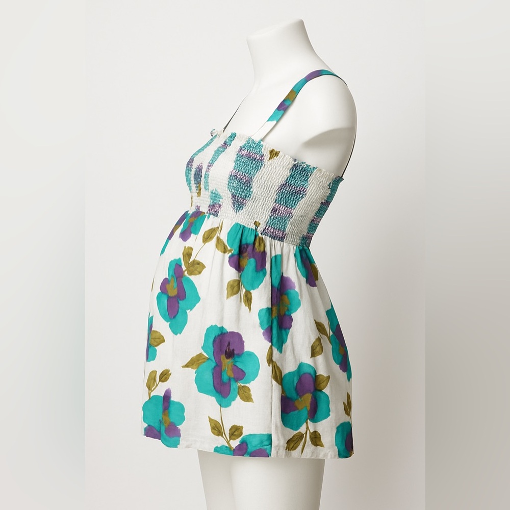 Duo Maternity Floral Convertible Top Size Large